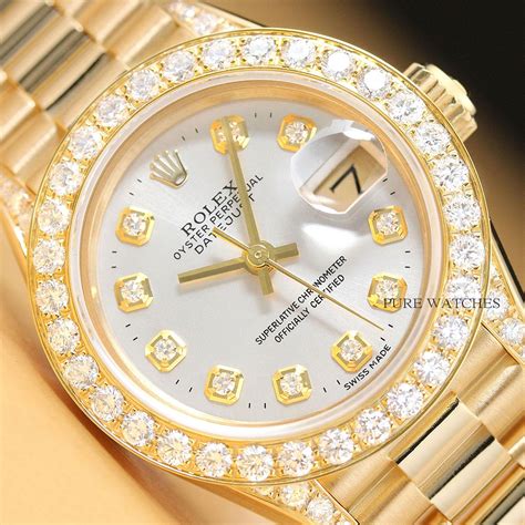 Rolex watch gold bracelet